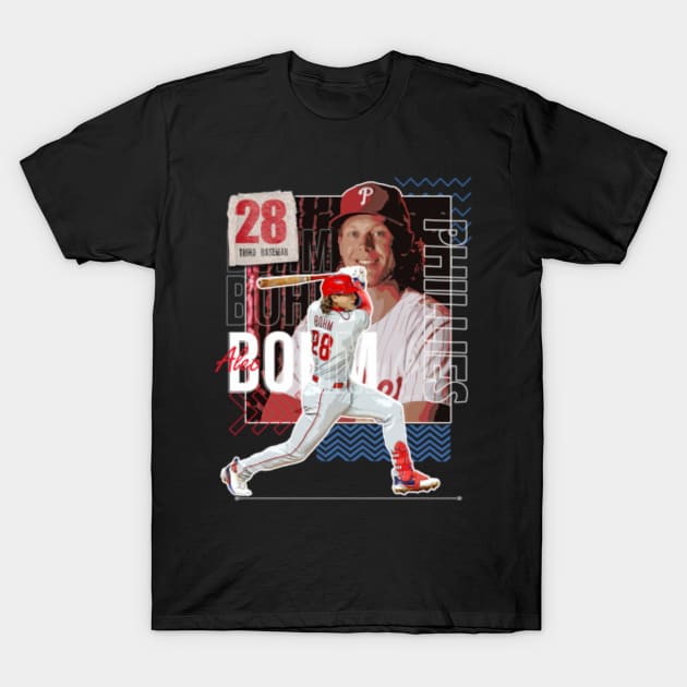 philadelp alec bohm #28 t-shirt 2022 baseball champs phillies