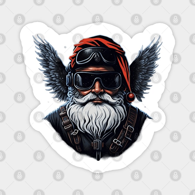 Santa Claus Magnet by MZeeDesigns