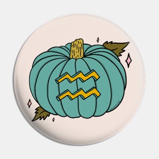 Aquarius Pumpkin Pin