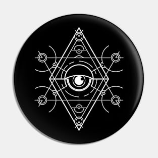 Eye Sacred Geomtery Pin