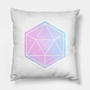 Pastel Galaxy + Geometry Pillow