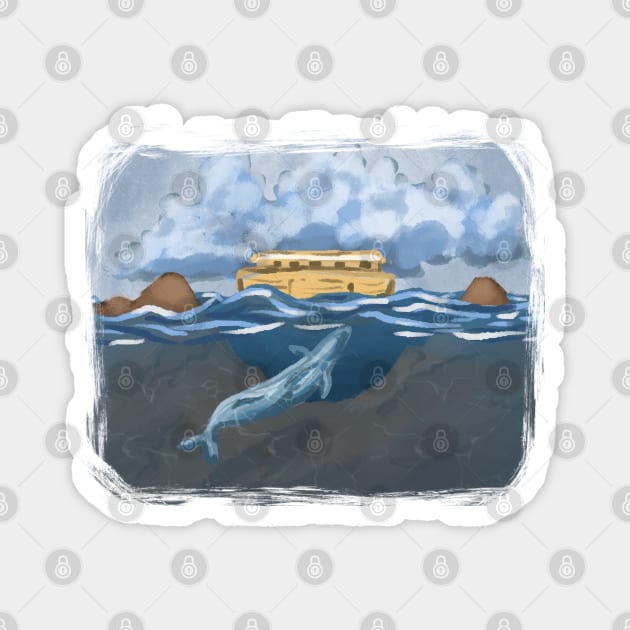 The Whale and the Ark Magnet by Kellylmandre