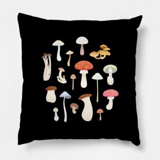 dreamy mushrooms Pillow