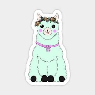 Pastel alpaca Magnet