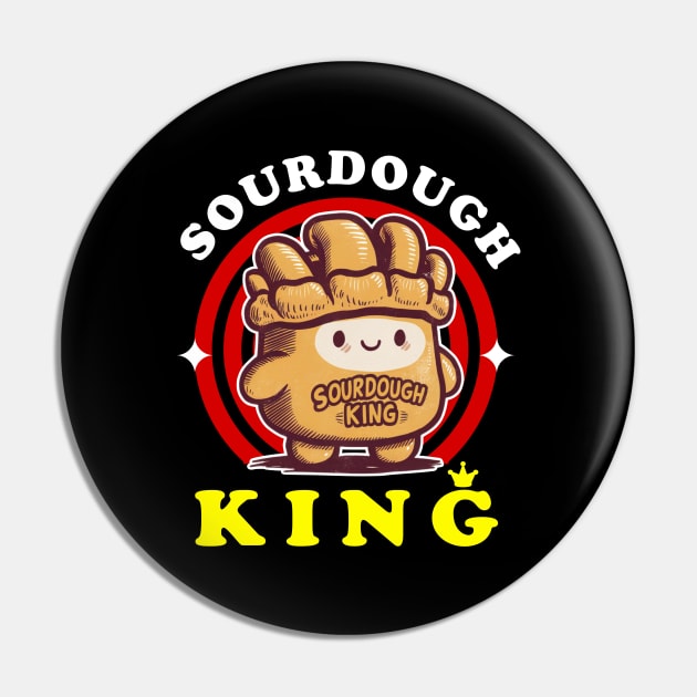 sourdough king Pin by Qrstore
