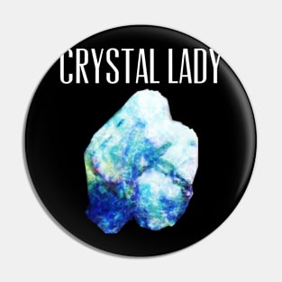 Crystal lady Pin