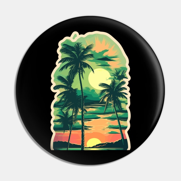 sunset palm tree Pin by abdellahyousra