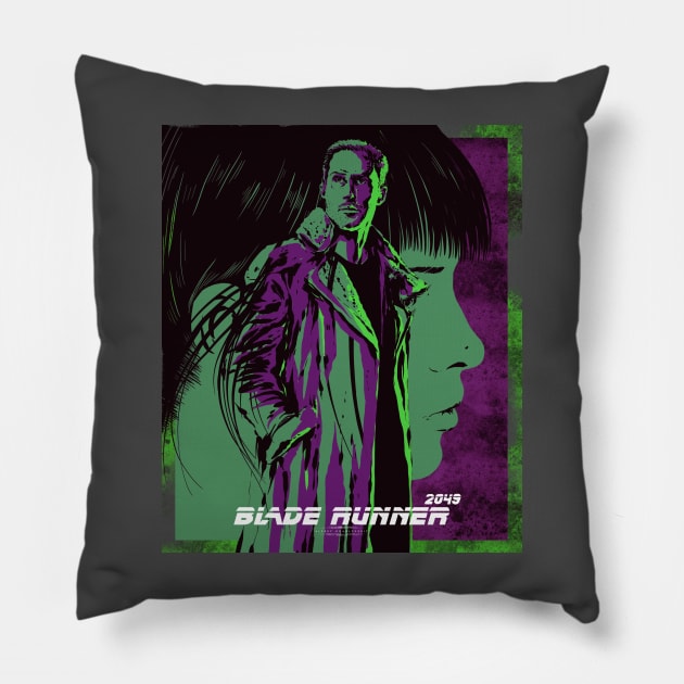 blade runner 2049 Pillow by Kotolevskiy