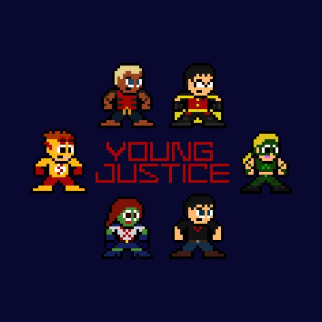 8-bit Young Justice by 8-BitHero