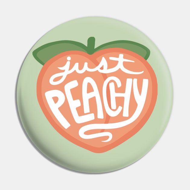 Just Peachy Pin by Soft Biology