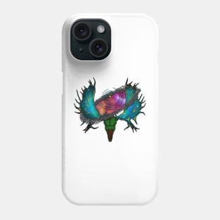 Cosmic Moose Skull Phone Case