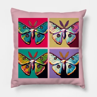 Pop Moth Art - Cool Insect Pillow