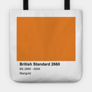 Marigold Yellow British Standard 0004 Colour Swatch Tote