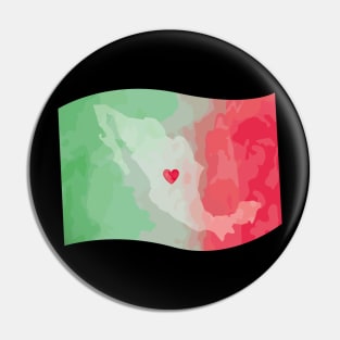 Mexico map watercolor work of art i love mexico print mexican flag proudly mexican Pin