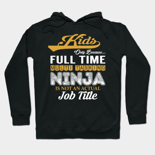 ninja kids hoodie