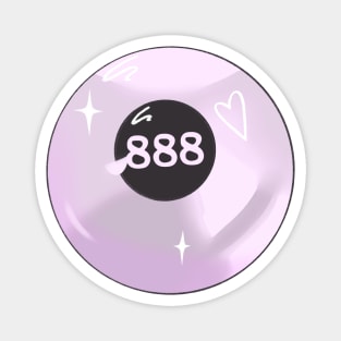 888 Angel Number Pool Ball Magnet