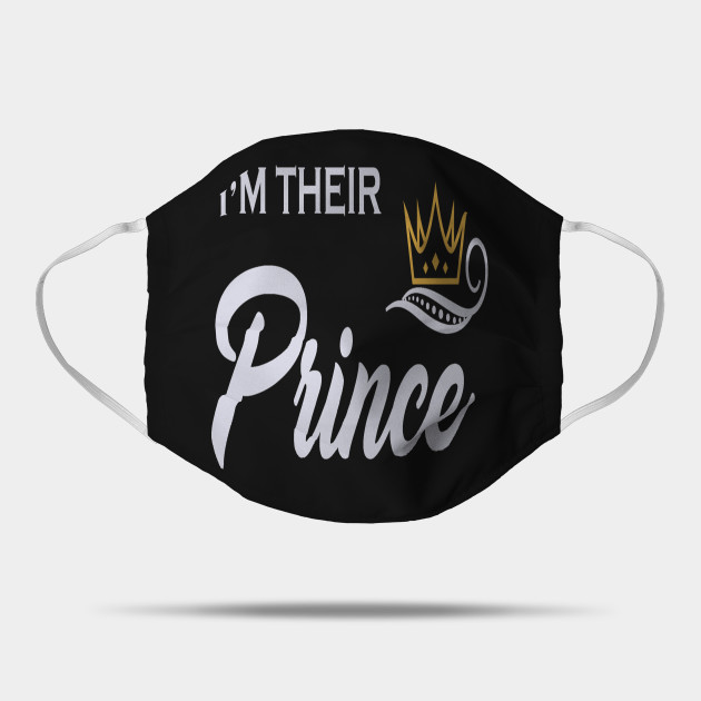 Couple Matching Outfits Cute Couple Gifts I M Their Prince Couple Matching Mask Teepublic