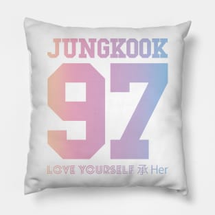 BTS (Bangtan Boys) LOVE YOURSELF 轉 'Her' Jungkook 97 Jersey Pillow