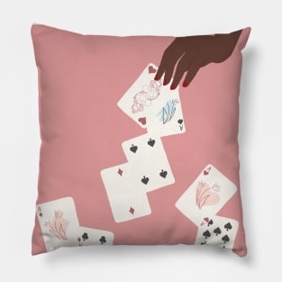Queen of Cards 1 Pillow