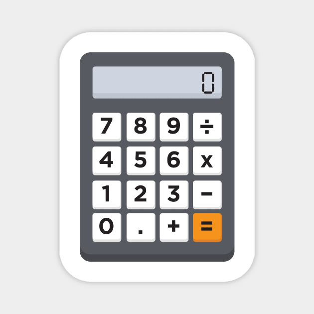 Funny Halloween Costume: Calculator (Small) Magnet by spreadsheetnation