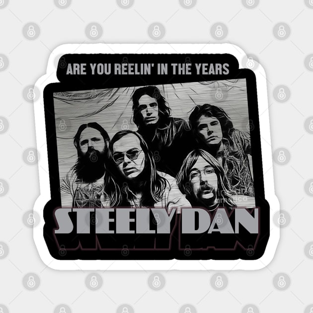 steely dan monocrome Magnet by KyleCreated