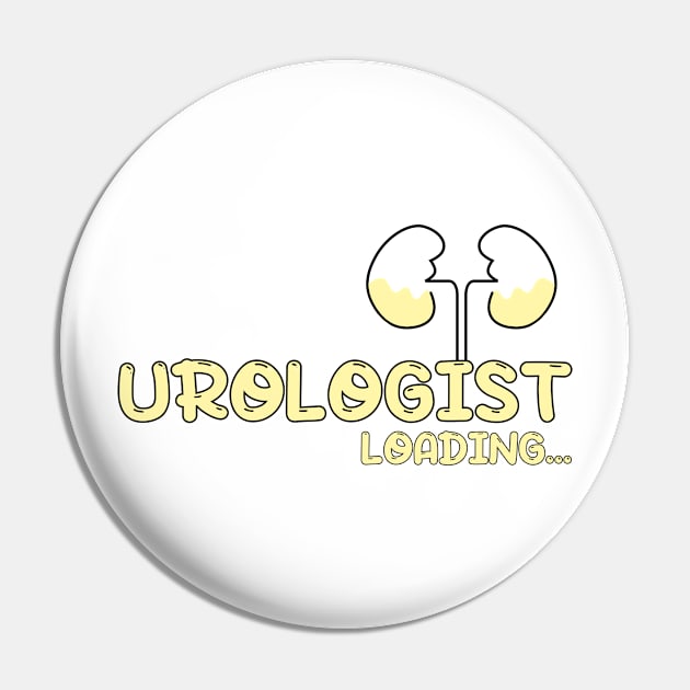 Urologist Yellow Kidney Pin by MedicineIsHard