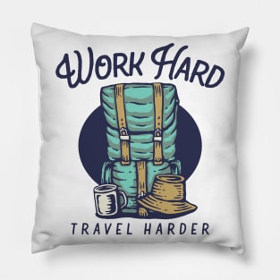 Travel hard - backpack Pillow