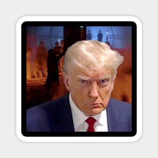 Trump Mugshot / Carbonite Magnet