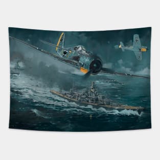 Naval Blitz Tapestry