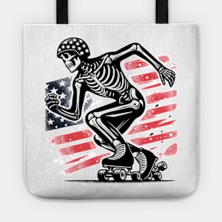 Skeleton Skater Tote