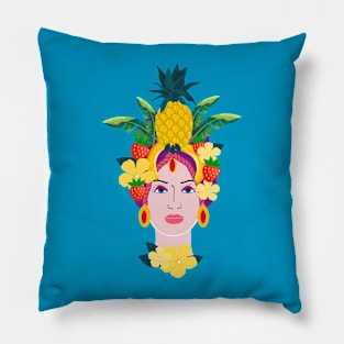 SICILIAN HEAD PINEAPPLE Pillow