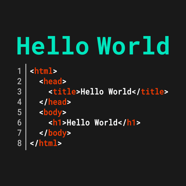 Hello World | HTML by MrDrajan