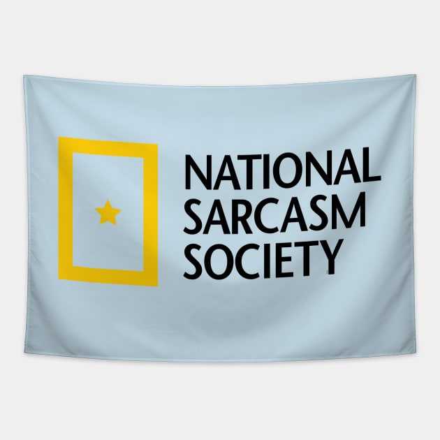National Sarcasm Society Tapestry by Sean-Chinery