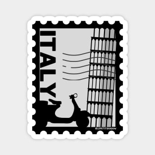 Leaning Tower of Pisa, Italy Postage stamp Magnet