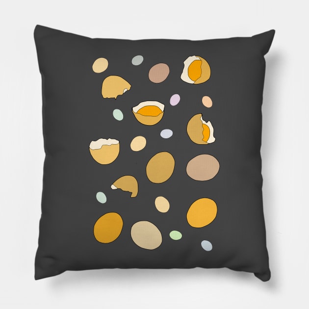 Eggs Pillow by notsniwart