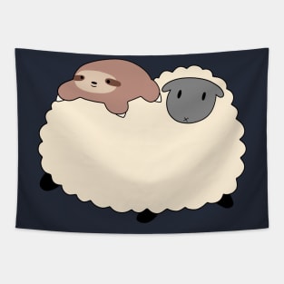 Sheep and Little Sloth Tapestry