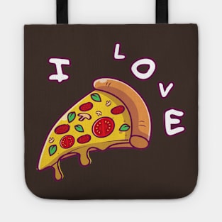 i love pizza Tote