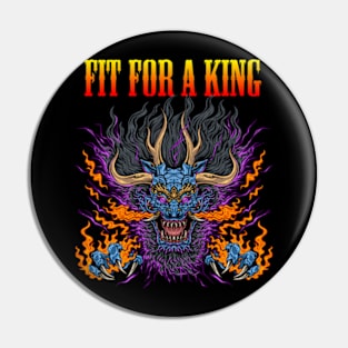 FIT FOR A KING MERCH VTG Pin