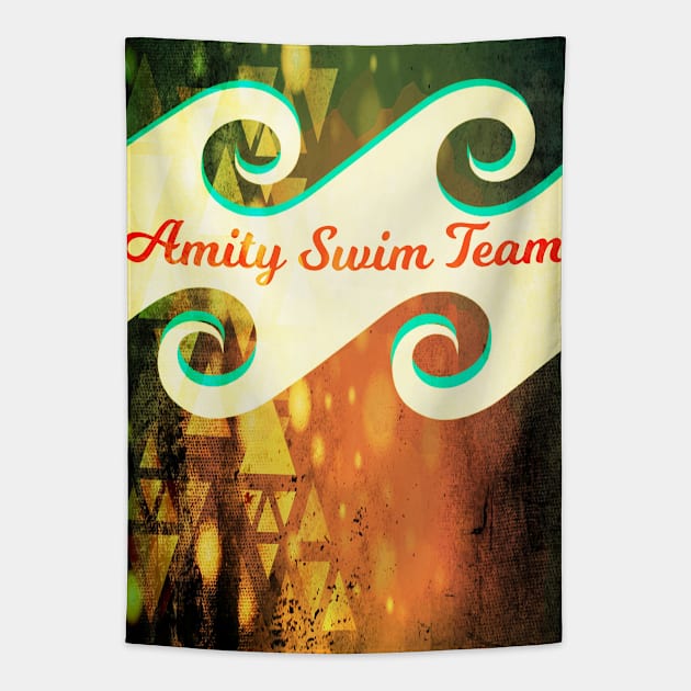 Amity Swim Team Geometric Tapestry by TheDaintyTaurus