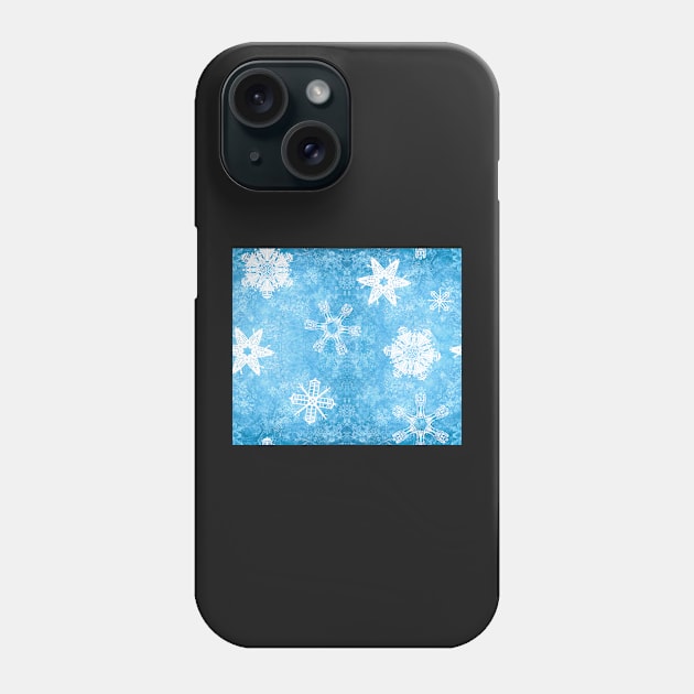 Who Flakes Blue Phone Case by implexity