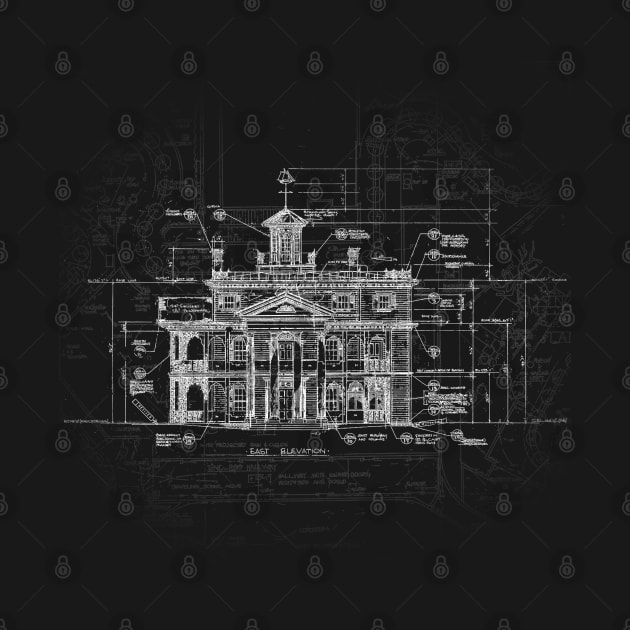 Haunted Mansion Blueprint by WDWFieldGuide