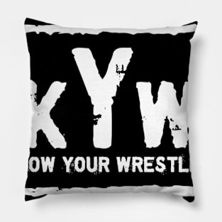 Know Your Wrestling nWo logo Pillow