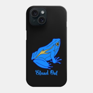 Blue and Yellow Frog Phone Case