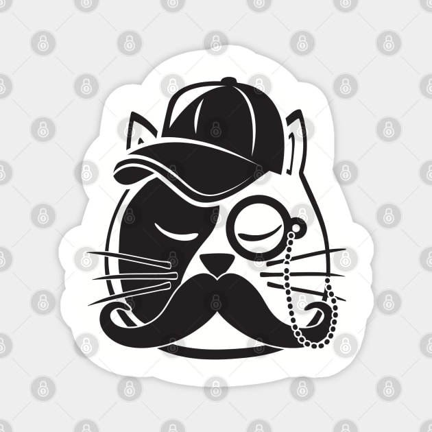 Cat Dad Magnet by Pixel Threads 