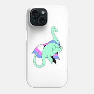 trans lochness monster Phone Case