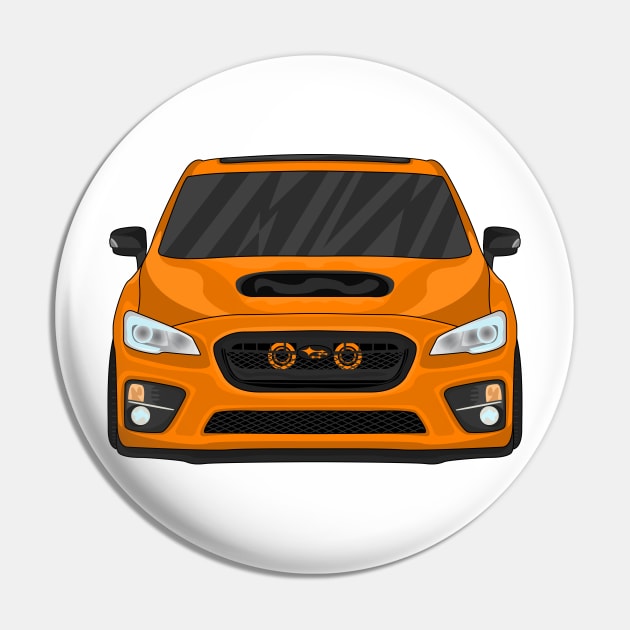 WRX ORANGE Pin by VENZ0LIC