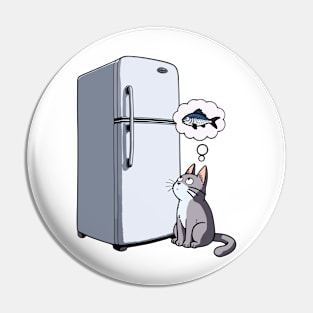 Hungry Cat Pin