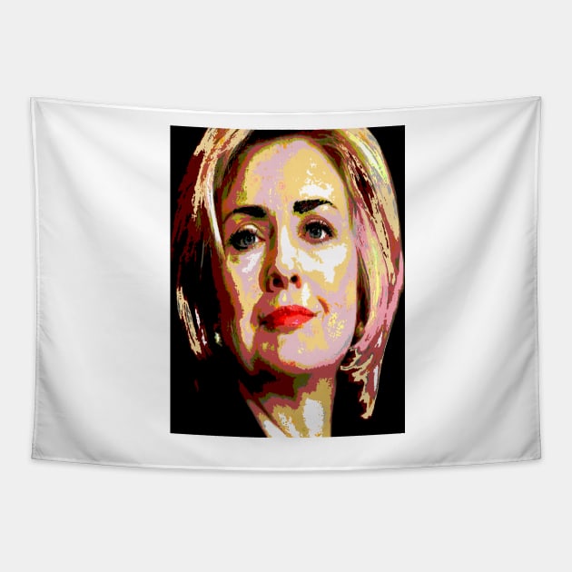 HILLARY Tapestry by Overthetopsm