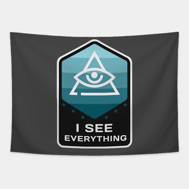 I see everything Tapestry by World upside down