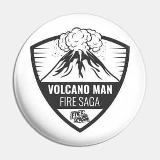 Volcano Man Pin